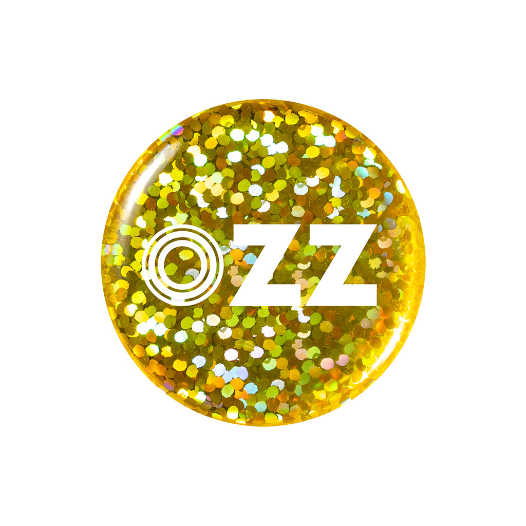 Gold Glitter OZZ Tag