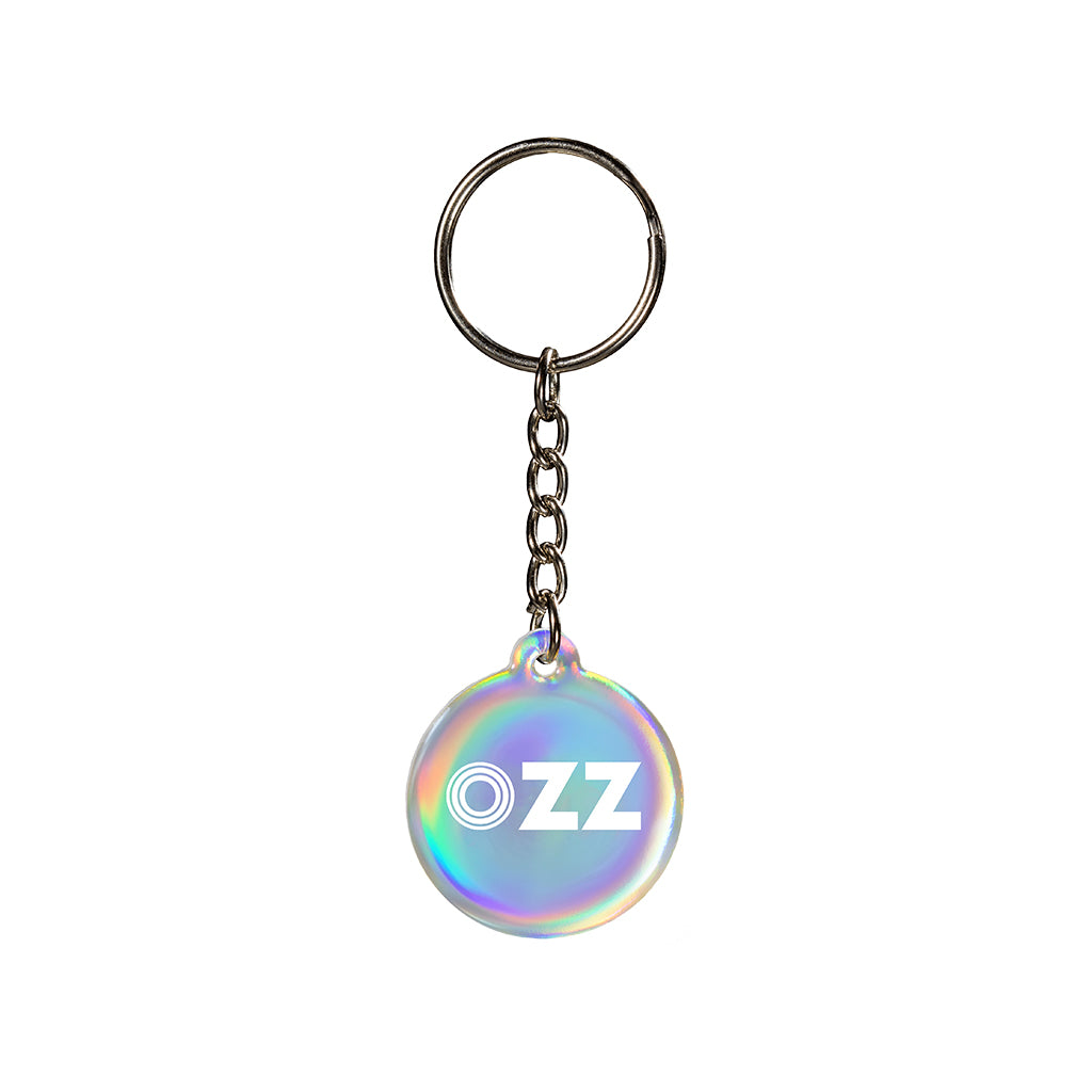 Silver Rainbow OZZ Key Chain