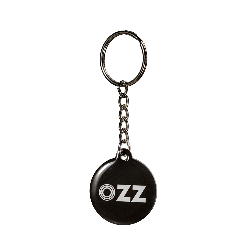 Black OZZ Keychain, smart business card